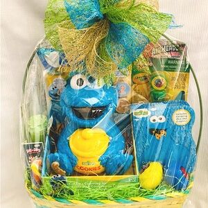 Sesame Street Toddler Kids Easter Basket